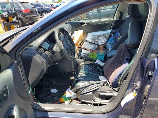 3VW1K7AJ1EM372477 - 2014 VOLKSWAGEN JETTA BASE ლურჯი ფოტო 7