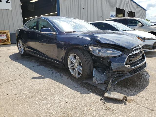 5YJSA1AG7DFP07580 - 2013 TESLA MODEL S 蓝色 照片 4