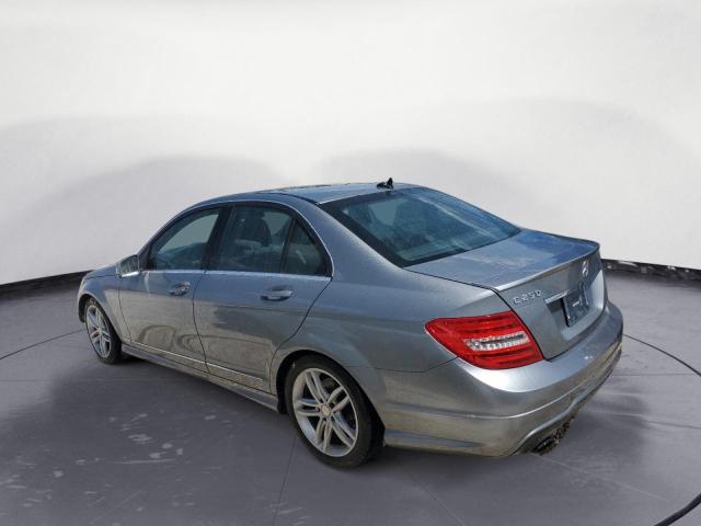 WDDGF4HB0ER303220 - 2014 MERCEDES-BENZ C CLASS 250 SILVER photo 2