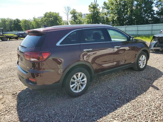 5XYPGDA35KG440402 - 2019 KIA SORENTO L BURGUNDY photo 3