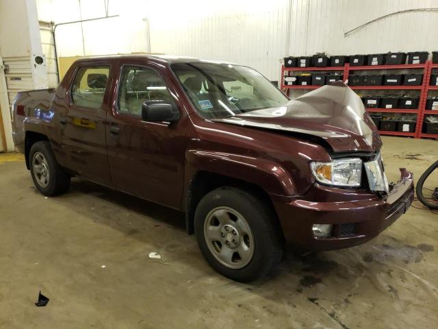 2HJYK16299H502554 - 2009 HONDA RIDGELINE RT BURGUNDY photo 4