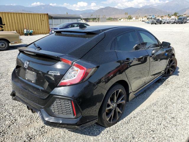 SHHFK7H90JU411268 - 2018 HONDA CIVIC SPORT TOURING BLACK photo 3