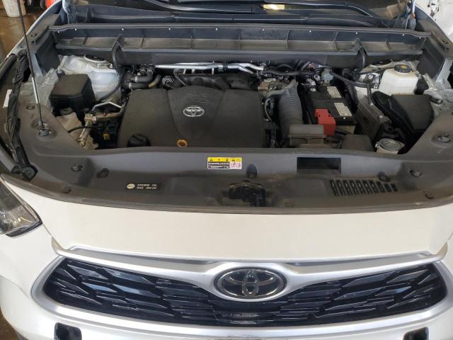 5TDHZRBH8MS546421 - 2021 TOYOTA HIGHLANDER XLE WHITE photo 12