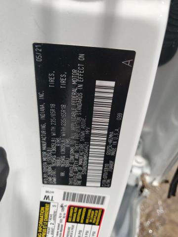 5TDHZRBH8MS546421 - 2021 TOYOTA HIGHLANDER XLE WHITE photo 13