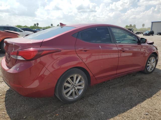 5NPDH4AE3FH569352 - 2015 HYUNDAI ELANTRA SE RED photo 3