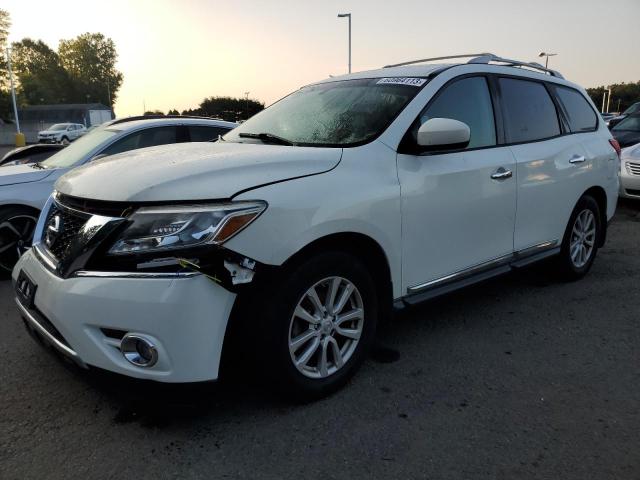 5N1AR2MM1DC612291 - 2013 NISSAN PATHFINDER S WHITE photo 1