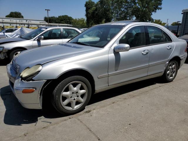 WDBRF61J23F397842 - 2003 MERCEDES-BENZ C 240 SILVER photo 1