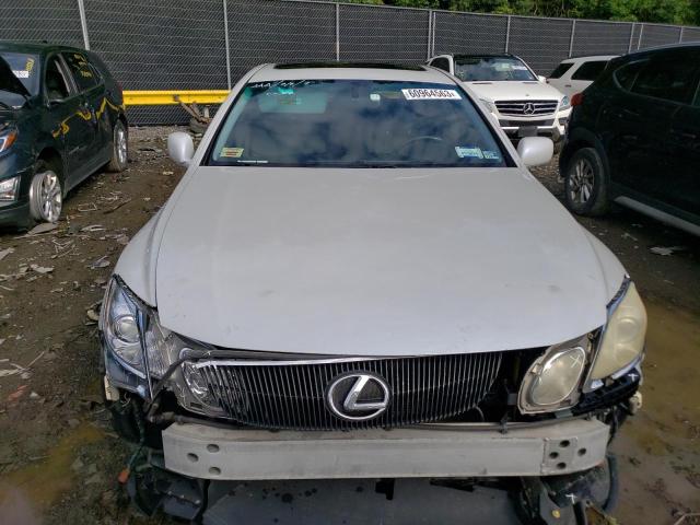 JTHCH96S760001950 - 2006 LEXUS GS 300 WHITE photo 5