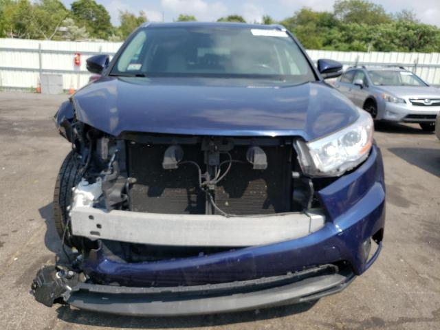 5TDJKRFH8FS159192 - 2015 TOYOTA HIGHLANDER XLE Կապույտ լուսանկար 5