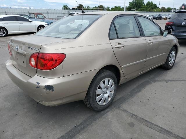 1NXBR32E64Z194858 - 2004 TOYOTA COROLLA CE GOLD photo 3