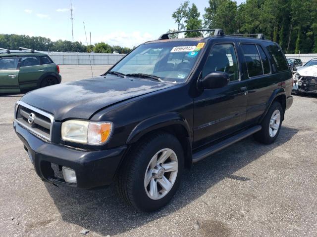 JN8DR09Y72W740665 - 2002 NISSAN PATHFINDER LE BLACK photo 1