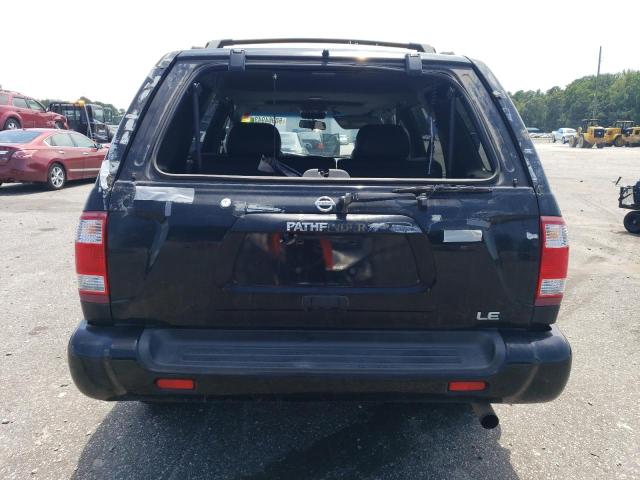 JN8DR09Y72W740665 - 2002 NISSAN PATHFINDER LE BLACK photo 6