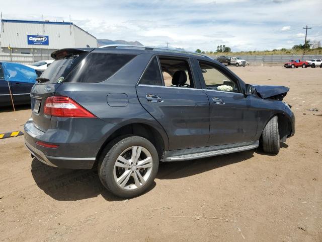 4JGDA5HB6FA521031 - 2015 MERCEDES-BENZ ML 350 4MATIC GRAY photo 3
