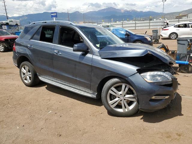 4JGDA5HB6FA521031 - 2015 MERCEDES-BENZ ML 350 4MATIC GRAY photo 4