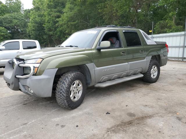 3GNEK13T32G329146 - 2002 CHEVROLET AVALANCHE K1500 GREEN photo 1