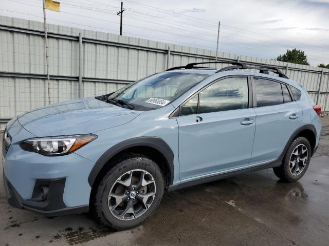 JF2GTACC4JH315261 - 2018 SUBARU CROSSTREK PREMIUM BLUE photo 1