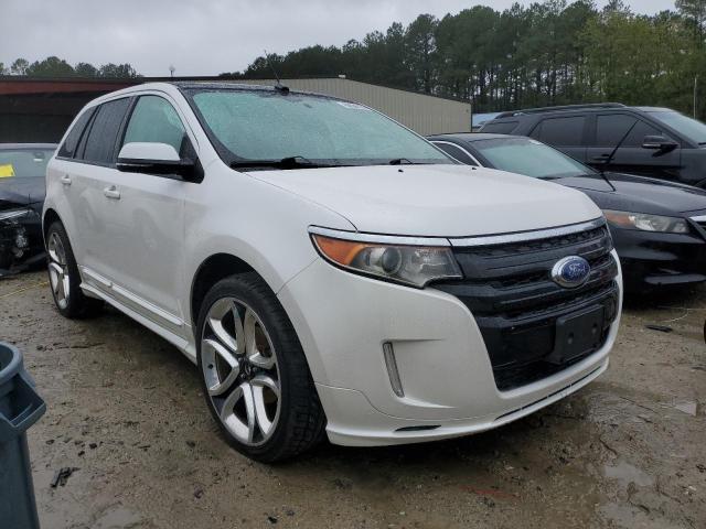 2FMDK4AK1CBA75985 - 2012 FORD EDGE SPORT WHITE photo 1