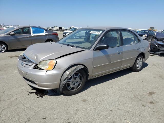 2HGES16662H528174 - 2002 HONDA CIVIC LX SILVER photo 1