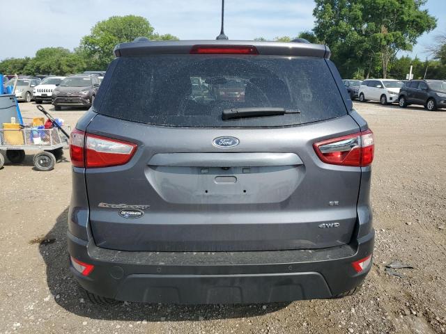 MAJ6P1UL8JC198767 - 2018 FORD ECOSPORT SE GRAY photo 6