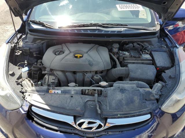 5NPDH4AE2DH367261 - 2013 HYUNDAI ELANTRA GLS BLUE photo 11