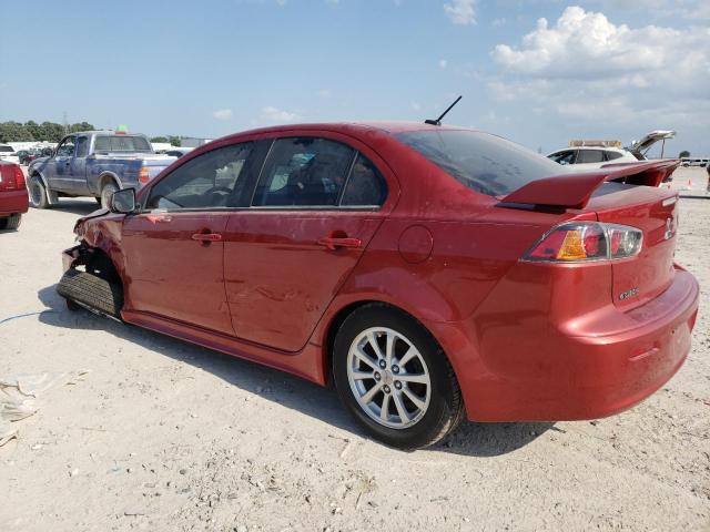 JA32U2FU4AU005763 - 2010 MITSUBISHI LANCER ES/ES SPORT RED photo 2