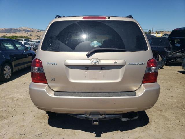 JTEDP21A740028508 - 2004 TOYOTA HIGHLANDER BASE BEIGE photo 6