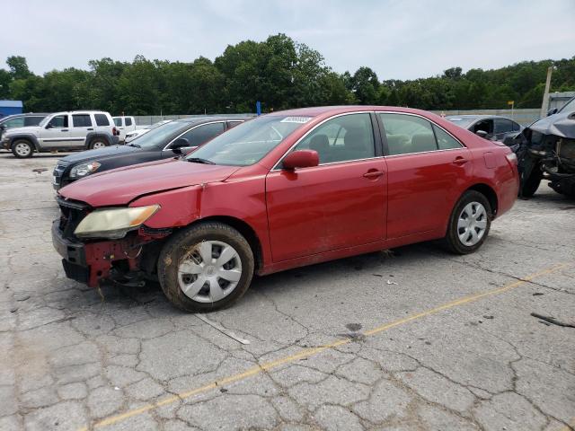 4T1BE46K47U013097 - 2007 TOYOTA CAMRY CE RED photo 1