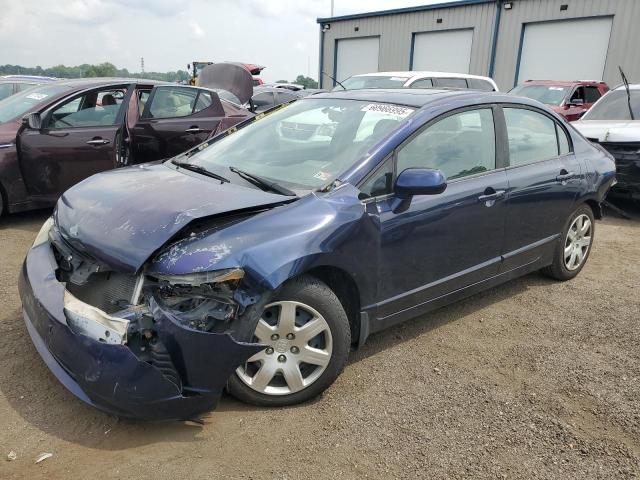 2HGFA16968H502717 - 2008 HONDA CIVIC EXL BLUE photo 1