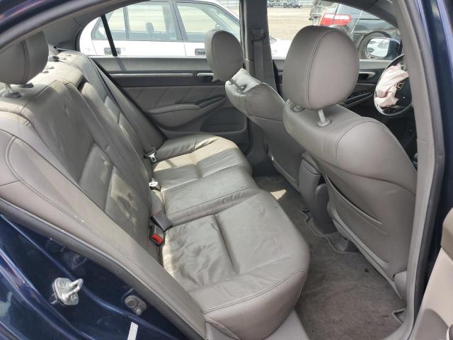 2HGFA16968H502717 - 2008 HONDA CIVIC EXL BLUE photo 10