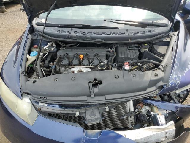 2HGFA16968H502717 - 2008 HONDA CIVIC EXL BLUE photo 11