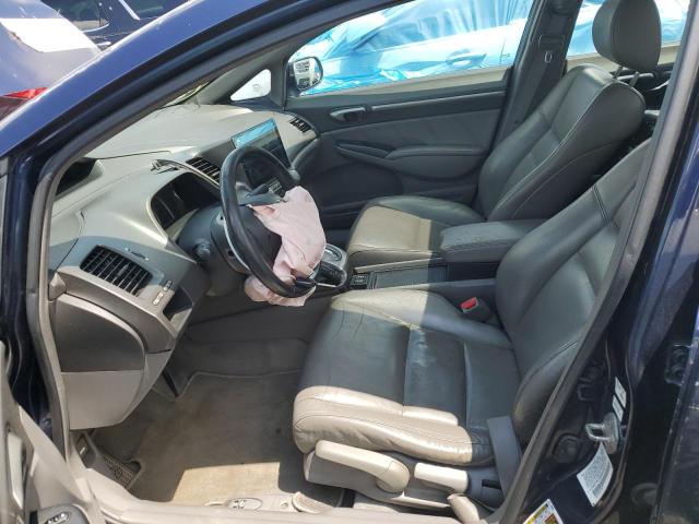 2HGFA16968H502717 - 2008 HONDA CIVIC EXL BLUE photo 7