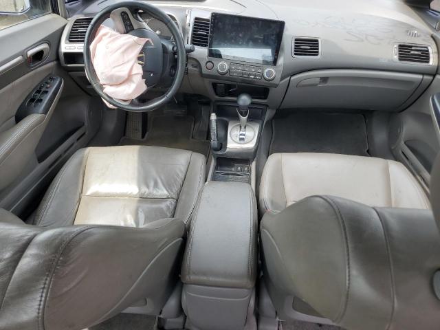 2HGFA16968H502717 - 2008 HONDA CIVIC EXL BLUE photo 8