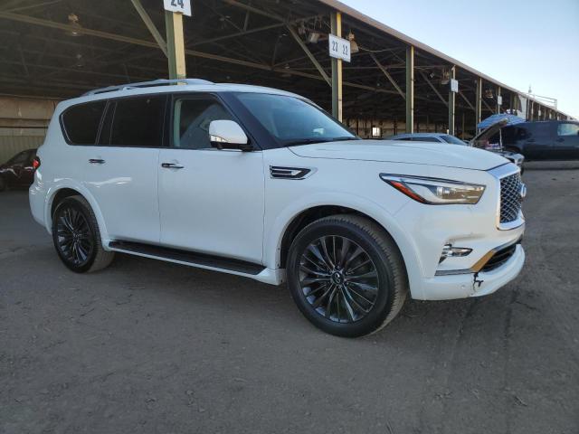 JN8AZ2AF2M9721581 - 2021 INFINITI QX80 LUXE WHITE photo 4