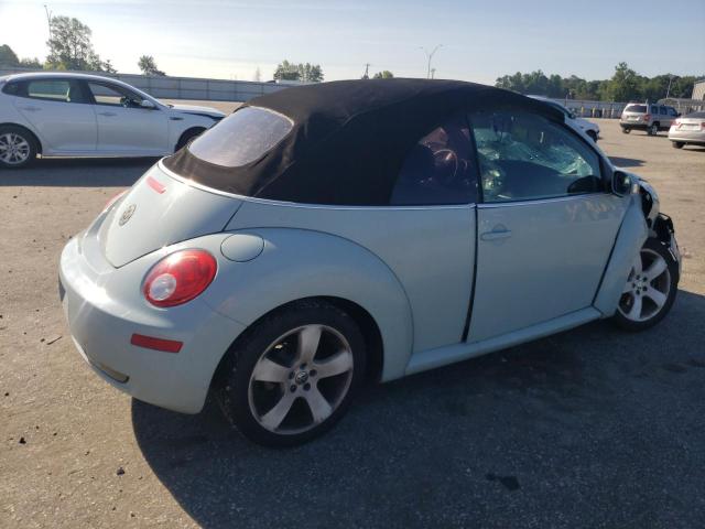 3VWSF31Y56M311715 - 2006 VOLKSWAGEN NEW BEETLE CONVERTIBLE OPTION PACKAGE 2 TURQUOISE photo 3