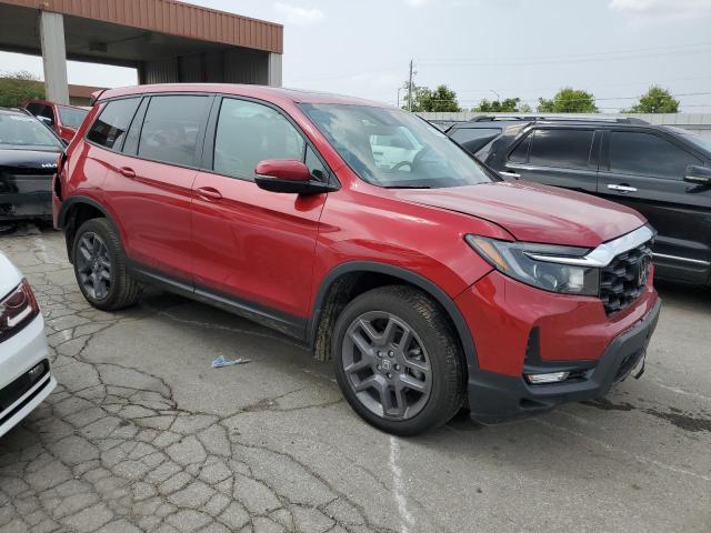 5FNYF8H55NB018275 - 2022 HONDA PASSPORT EXL RED photo 4