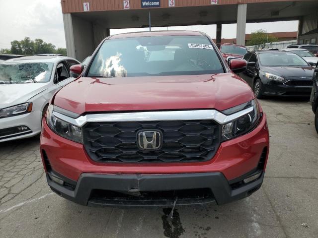 5FNYF8H55NB018275 - 2022 HONDA PASSPORT EXL RED photo 5
