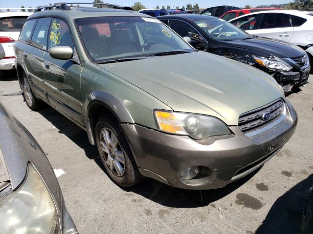 4S4BP62CX57381820 - 2005 SUBARU LEGACY OUTBACK 2.5I LIMITED GREEN photo 4