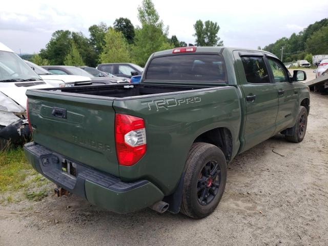 5TFDY5F12LX881741 - 2020 TOYOTA TUNDRA CREWMAX SR5 GREEN photo 4