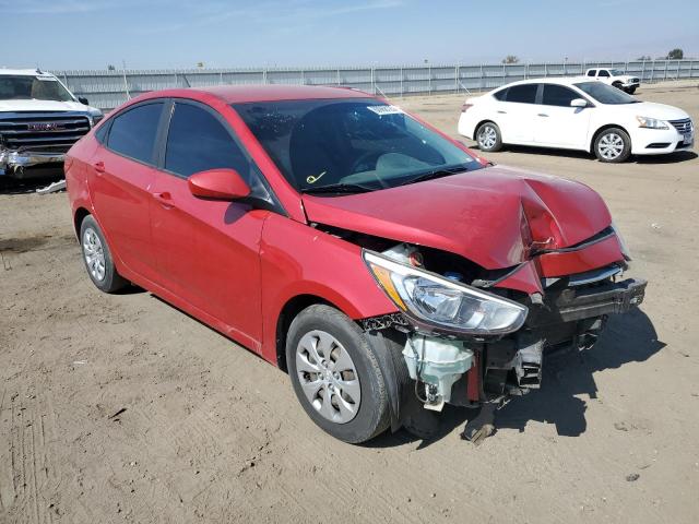 KMHCT4AEXHU205475 - 2017 HYUNDAI ACCENT SE RED photo 4