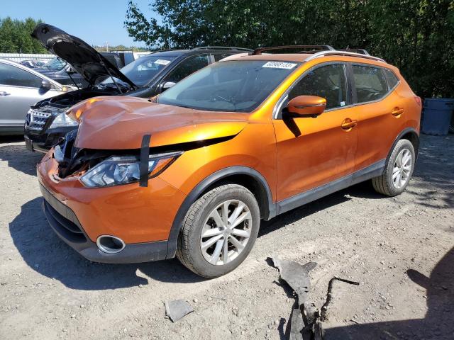 JN1BJ1CR6HW113078 - 2017 NISSAN ROGUE SPOR S ORANGE photo 1