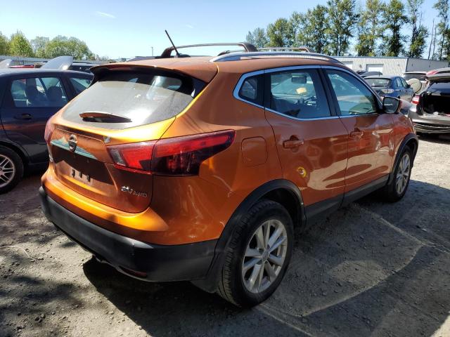 JN1BJ1CR6HW113078 - 2017 NISSAN ROGUE SPOR S ORANGE photo 3