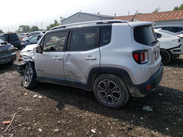 ZACCJADT7FPB31773 - 2015 JEEP RENEGADE LIMITED SILVER photo 2