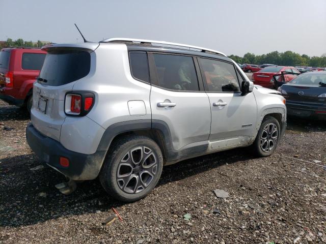 ZACCJADT7FPB31773 - 2015 JEEP RENEGADE LIMITED SILVER photo 3