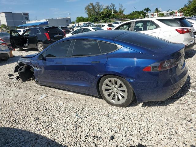 5YJSA1E18HF231187 - 2017 TESLA MODEL S 蓝色 照片 2