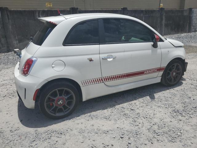 3C3CFFFHXDT717188 - 2013 FIAT 500 ABARTH WHITE photo 3