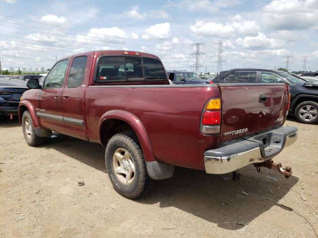 5TBBT44113S364321 - 2003 TOYOTA TUNDRA ACCESS CAB SR5 MAROON photo 2