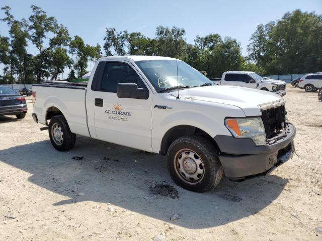 1FTRF12W49KC71108 - 2009 FORD F150 2WD WHITE photo 4