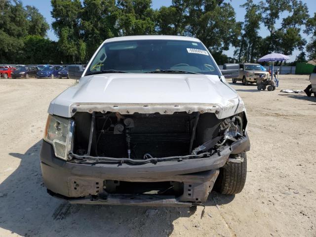 1FTRF12W49KC71108 - 2009 FORD F150 2WD WHITE photo 5