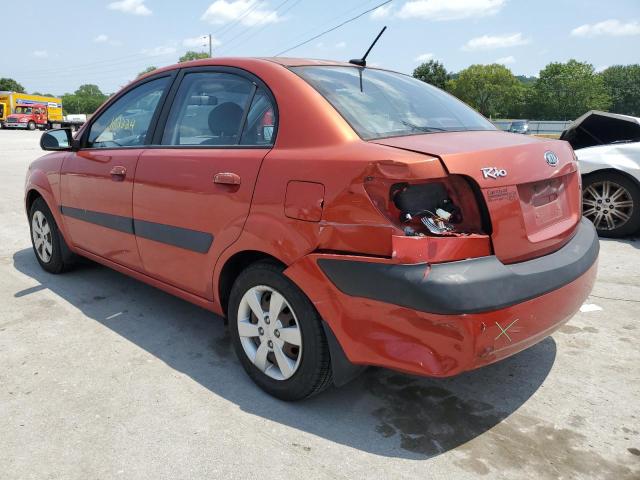 KNADE223X96491660 - 2009 KIA RIO BASE RED photo 2