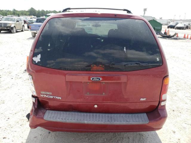 2FMZA52453BA96532 - 2003 FORD WINDSTAR SE RED photo 6